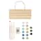 8" x 10" Swiss Alps Paint-by-Number Kit with Wood Display Hanger by Artist's Loft®